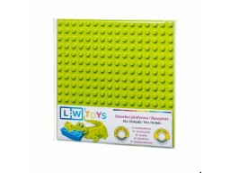 L-W Toys JUNIOR Podložka na stavění 16x16 bodů limetková